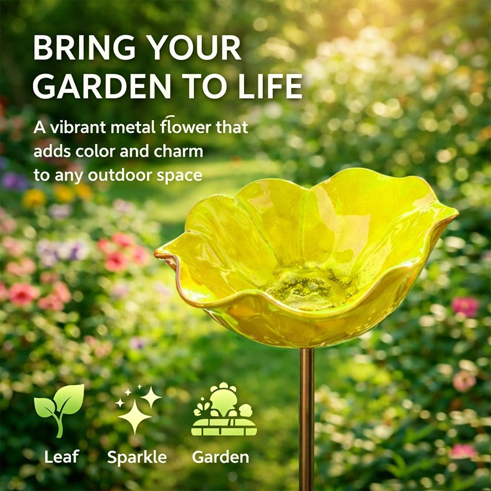 BirdLuxe™ – Premium Fågelmatare med Handgjord Blomdesign