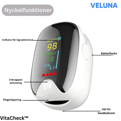 VitaCheck™ – Enkel hälsokontroll utan stick, när du behöver det