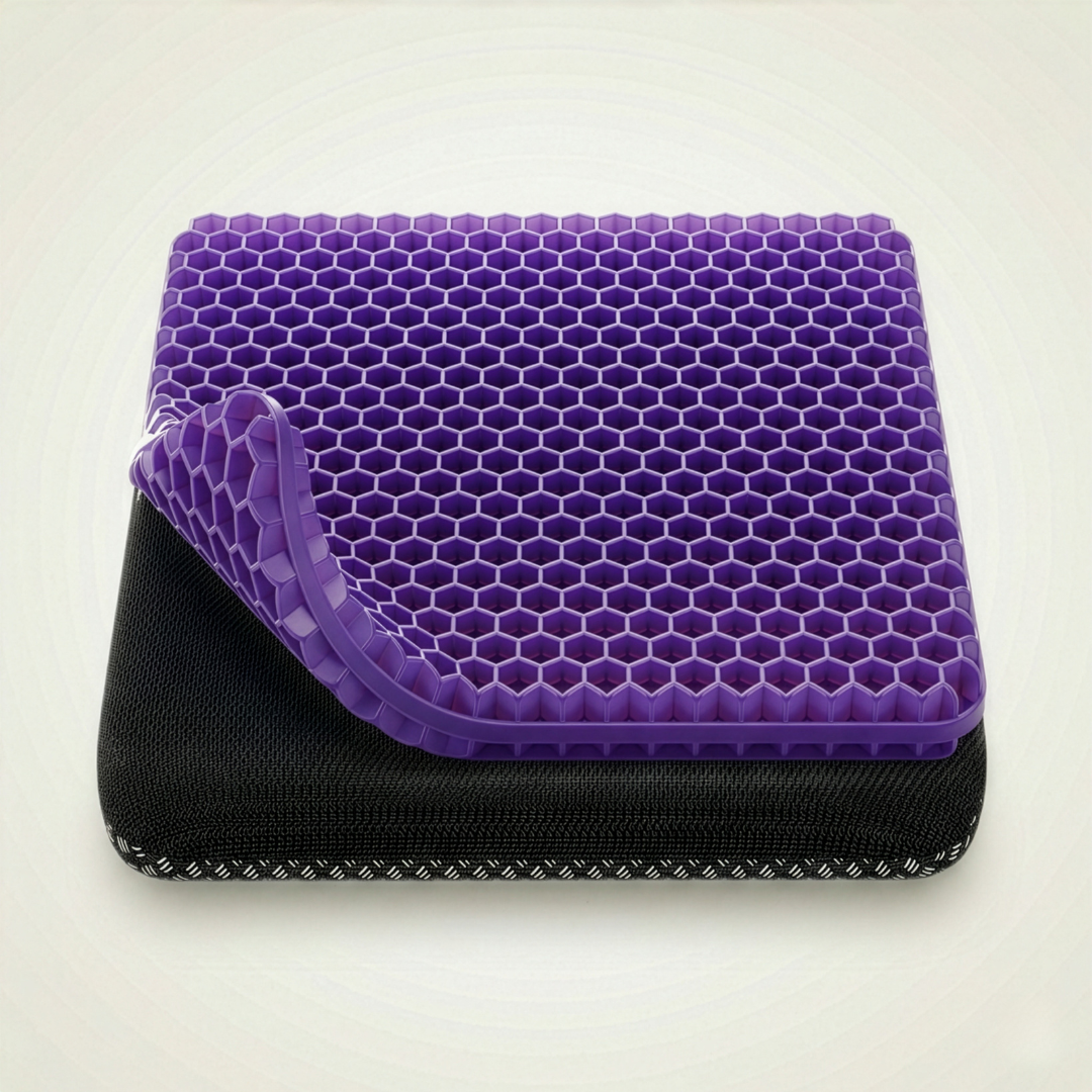 PostureEase™ – Ergonomisk Sittkudde för Rygg, Svanskota & Bättre Hållning