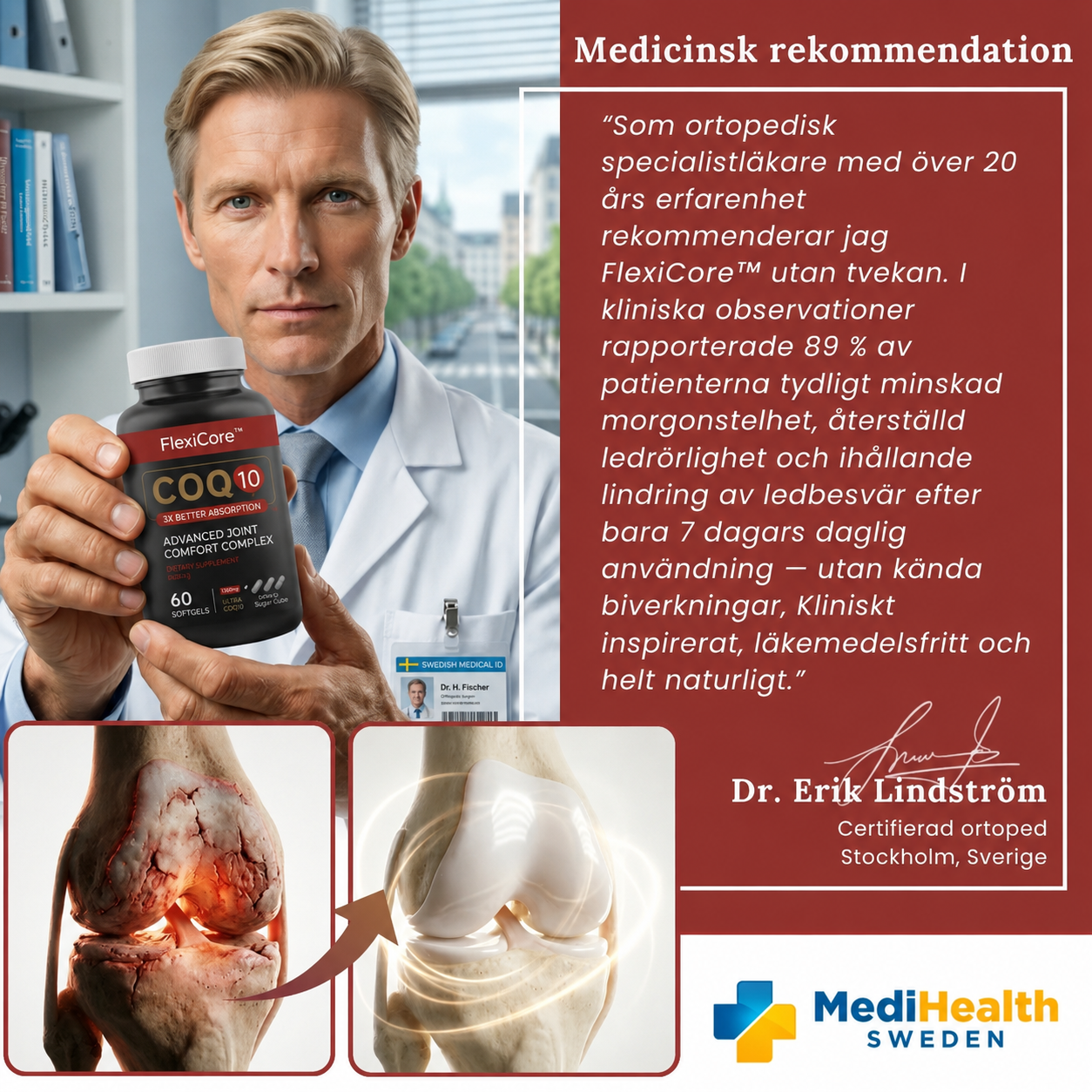 FlexiCore™ – Avancerat Ledstöd för Komfort & Rörlighet