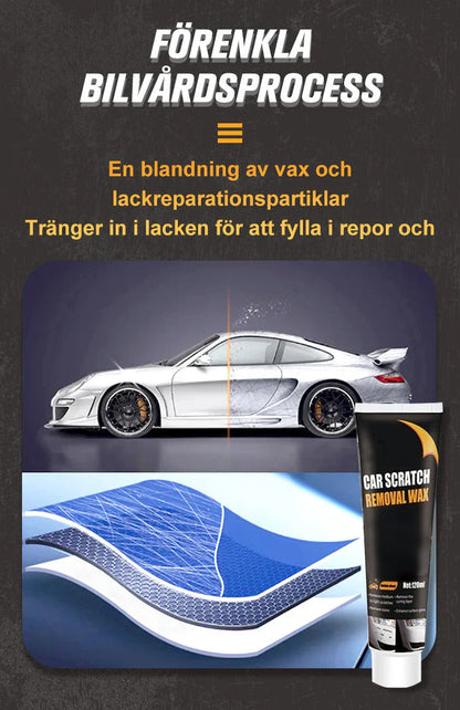 ScratchFix™ – Reparationspasta för Bilrepor & Lackskador + GRATIS Appliceringssvamp & 1 Dubbelsidig mikrofiberduk