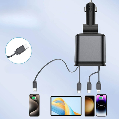 ChargeGlow™ – 66W Snabbladdare med Stjärnprojektor