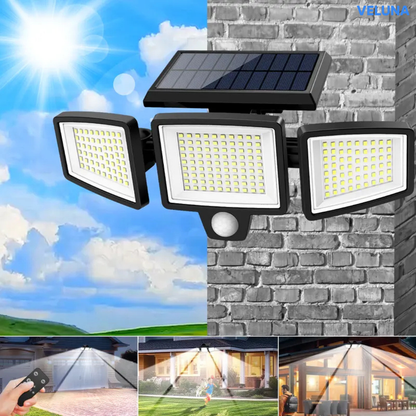 Veluna SolarGlow™ Rörelsestyrd Solcellslampa