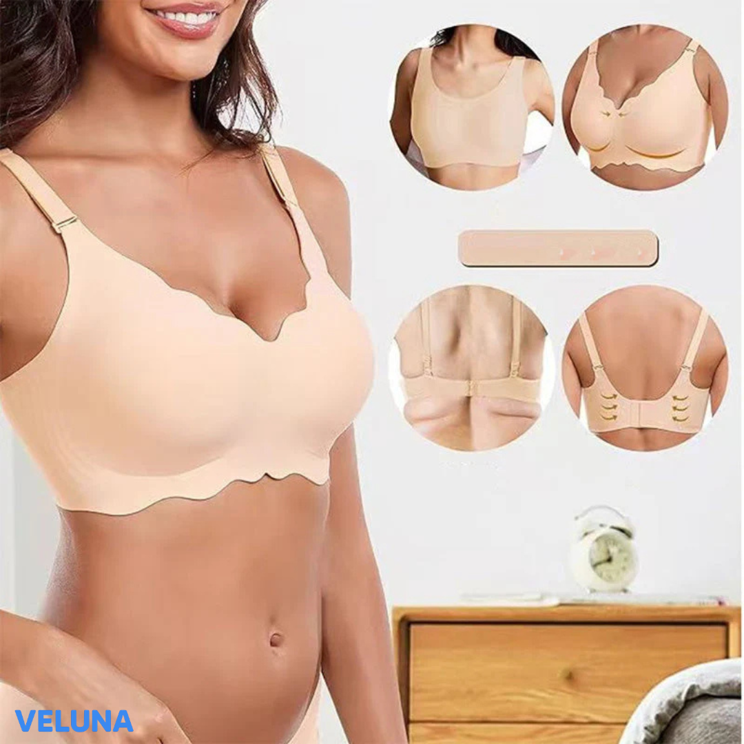 SculptLift™ BH – Sömlös djup V-ringning utan bygel med lyft och stöd