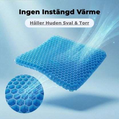 PostureEase™ – Ergonomisk Sittkudde för Rygg, Svanskota & Bättre Hållning