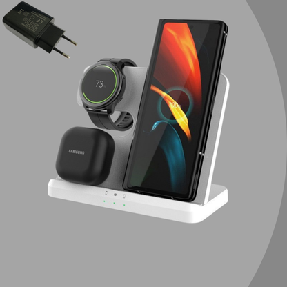 Android PowerNest™ — En laddare. Tre enheter. Inget kabelkaos.