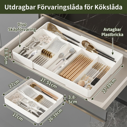 EasyDrawer™ – Smart utdragbar besticklåda för ett organiserat kök
