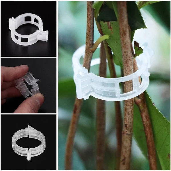 VineClip™ – Återanvändbara Växtclips för Tomater, Gurkor & Klätterväxter