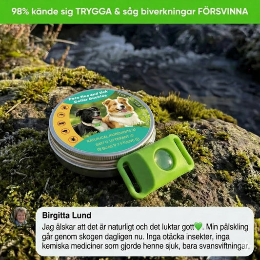 TickGuard™ – Naturligt Skydd mot Fästingar, Loppor & Mygg i Upp till 12 Månader