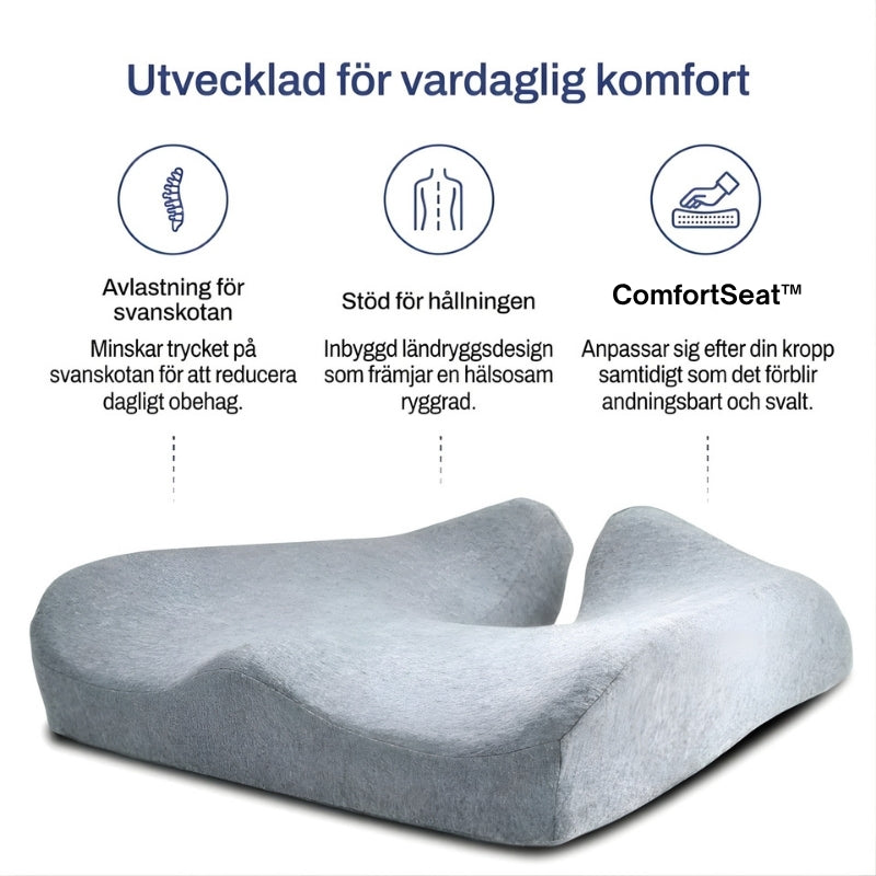 ComfortSeat™ – Ortopedisk Sittkudde för Bättre Komfort & Smärtlindring