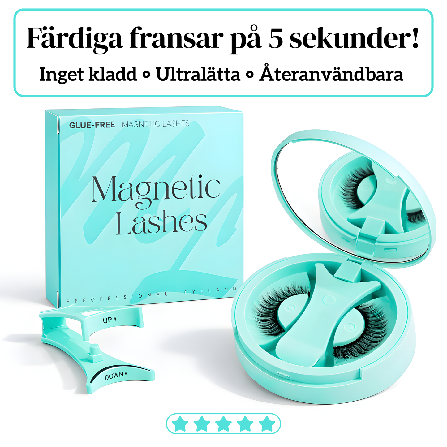 QuickLash™ – Magnetiska Lösögonfransar för Perfekt Volym på Sekunder