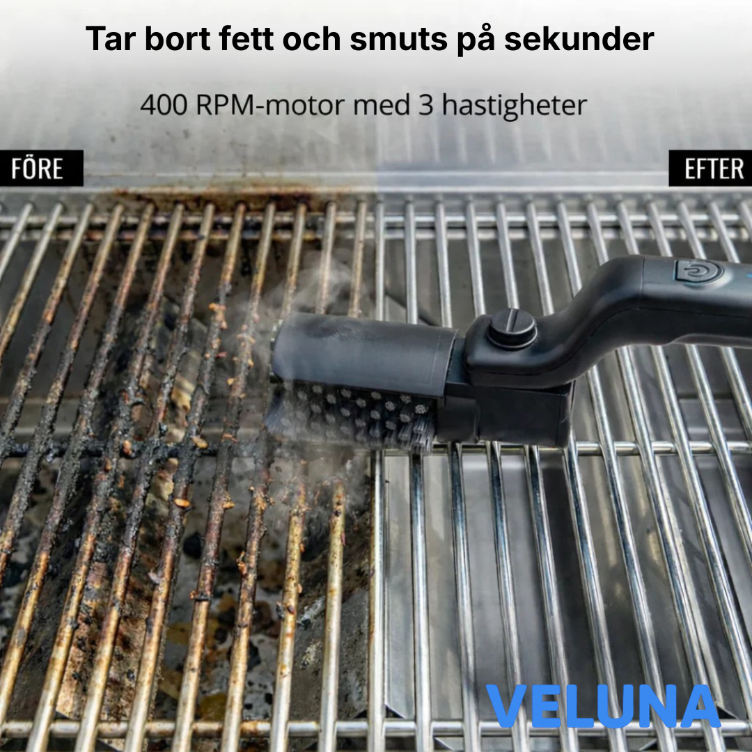 GrillRen™ | Elektrisk grillborste för snabb rengöring