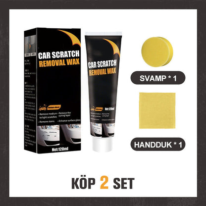 ScratchFix™ – Reparationspasta för Bilrepor & Lackskador + GRATIS Appliceringssvamp & 1 Dubbelsidig mikrofiberduk