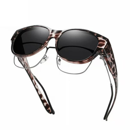 ShadeFit™ – Cat-Eye Solglasögon i Oversize med Polariserade Glas & UV400-Skydd
