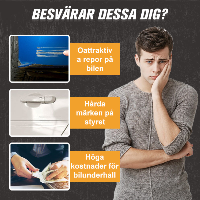 ScratchFix™ – Reparationspasta för Bilrepor & Lackskador + GRATIS Appliceringssvamp & 1 Dubbelsidig mikrofiberduk