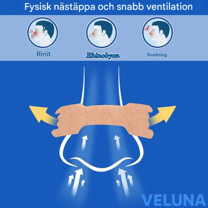 SnoreFree™ – Näsplåster mot Snarkning & Täppt Näsa (20 st)