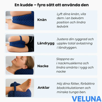ErgoAlign™ – Ortopedisk Kudde för Rätt Kroppsställning & Smärtfri Sömn