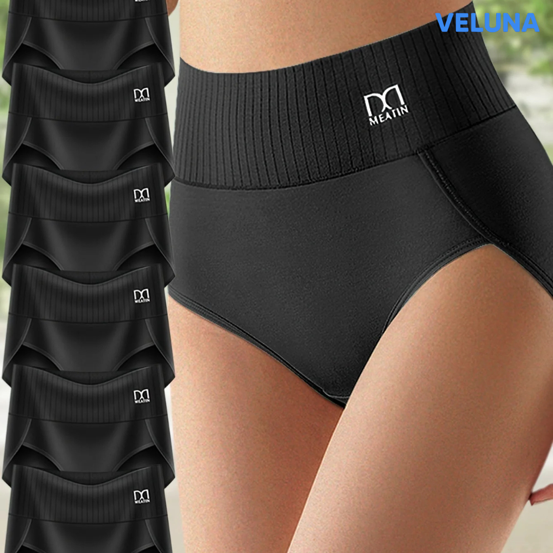 ComfortLift™ – 6-pack högmidjade trosor med magstöd