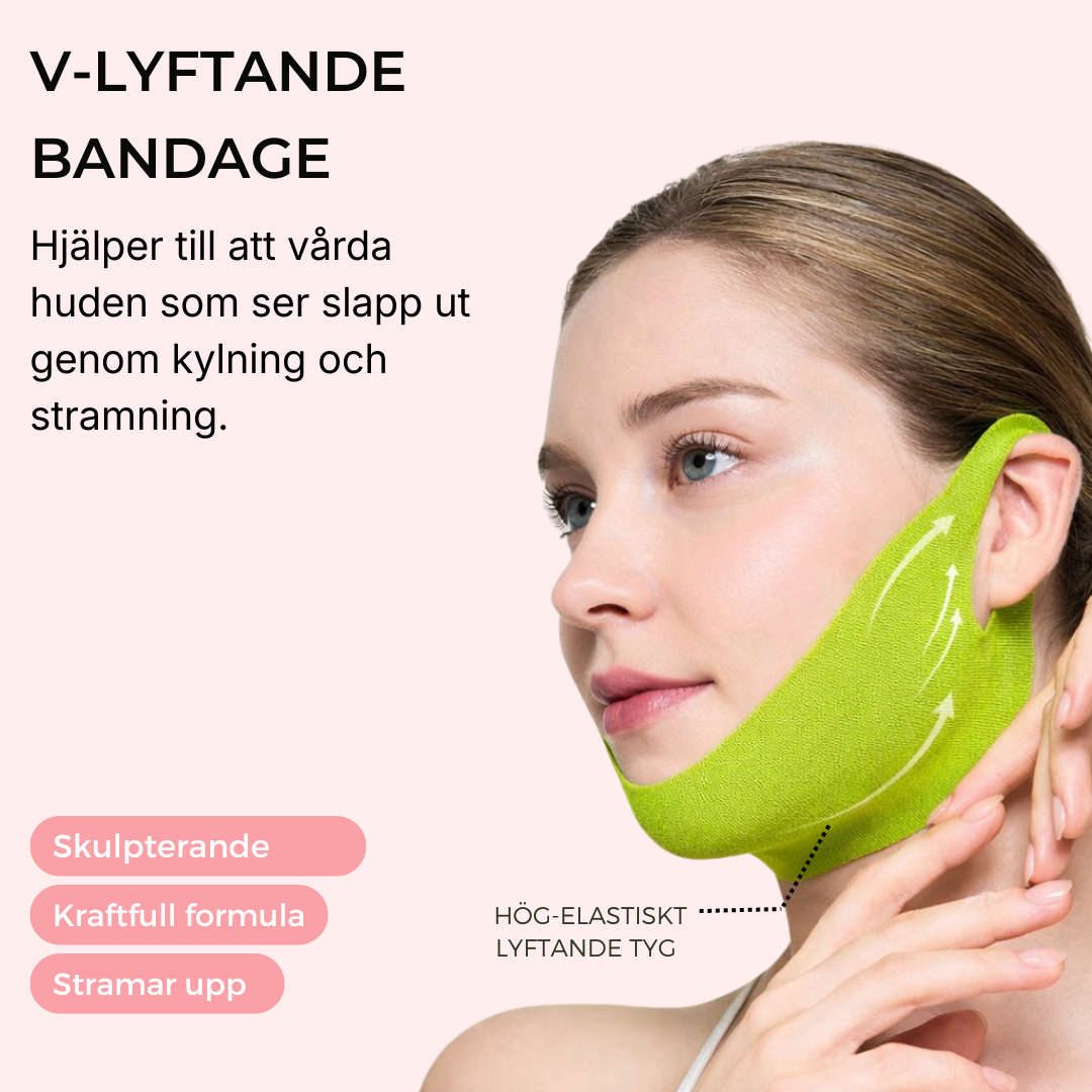 SkinLift™ – Intensiv Halsmask för Fastare Hud & V-Line Effekt