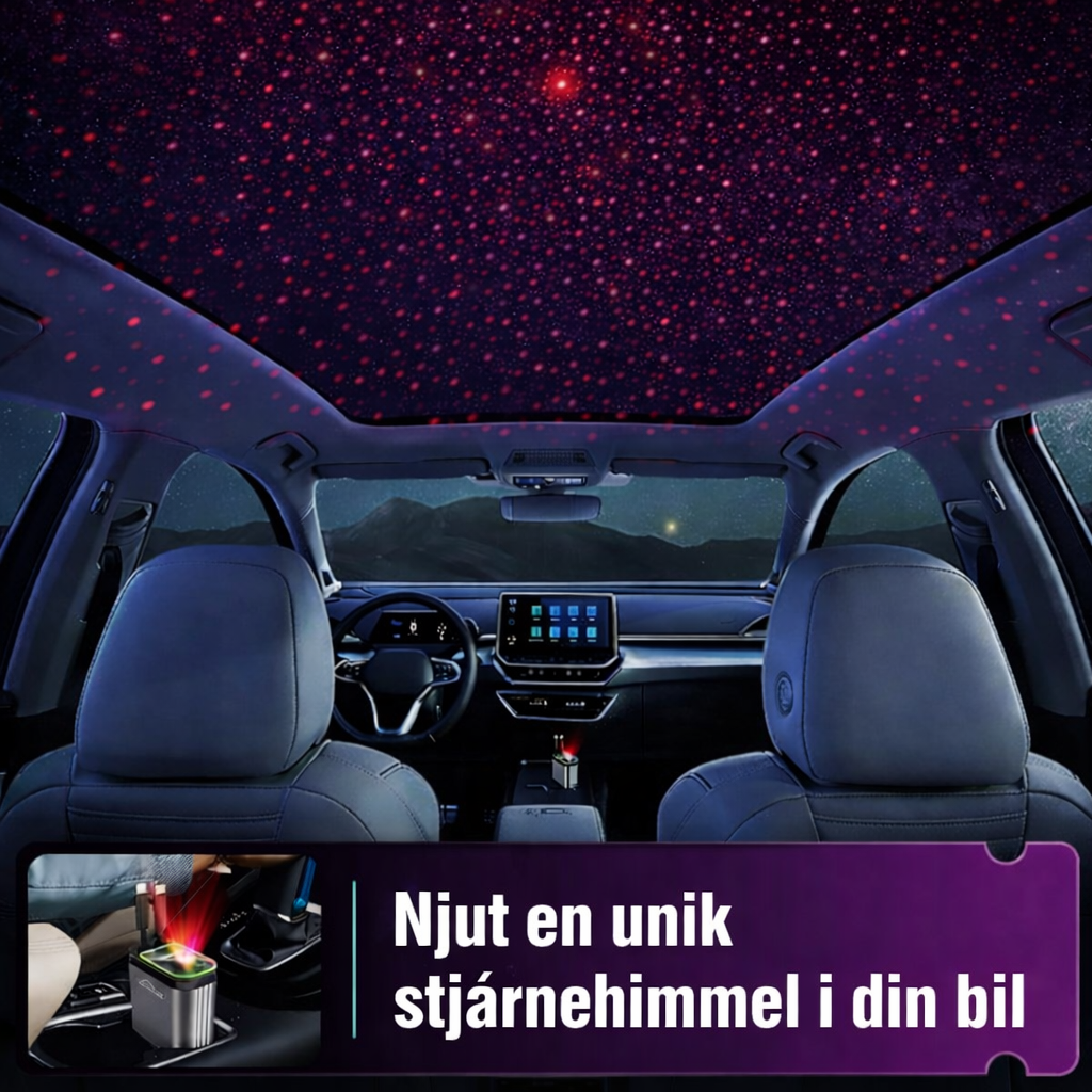 ChargeGlow™ – 66W Snabbladdare med Stjärnprojektor