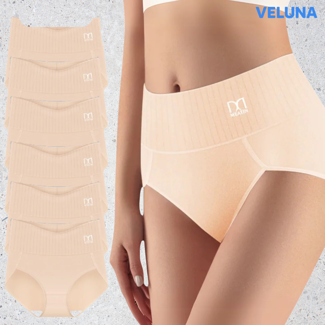ComfortLift™ – 6-pack högmidjade trosor med magstöd