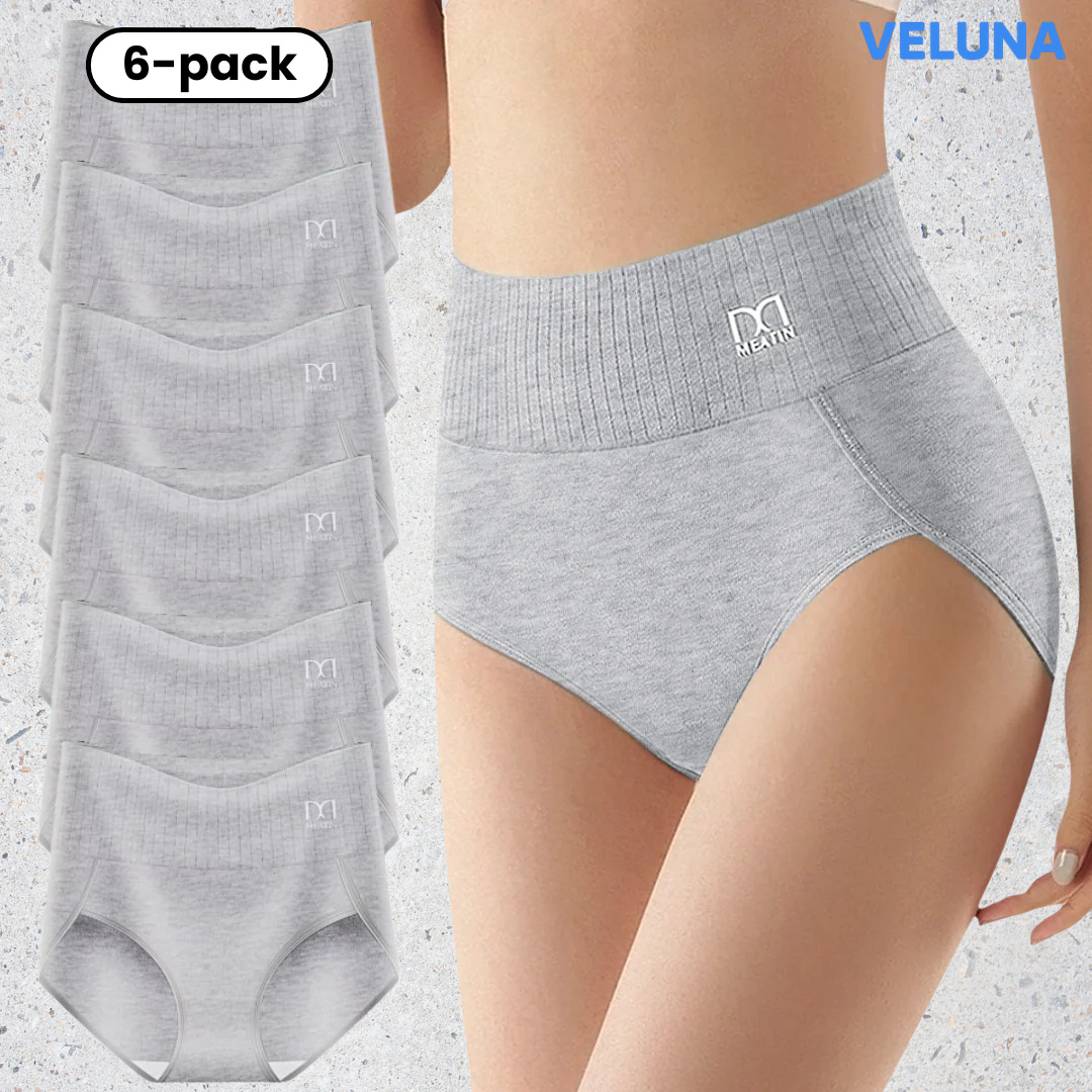 ComfortLift™ – 6-pack högmidjade trosor med magstöd