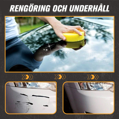 ScratchFix™ – Reparationspasta för Bilrepor & Lackskador + GRATIS Appliceringssvamp & 1 Dubbelsidig mikrofiberduk