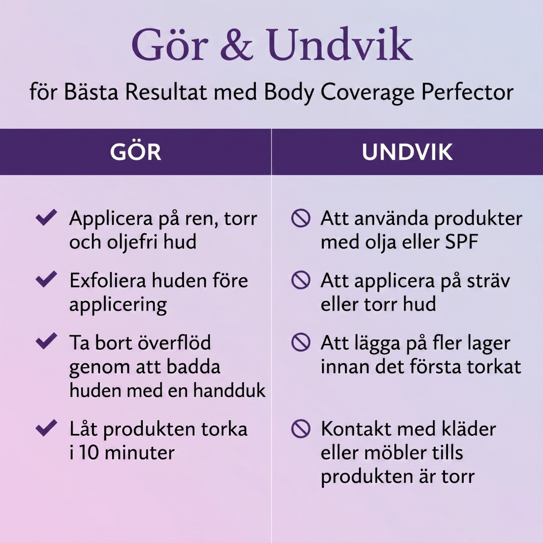 VelvetSkin™ – Body Makeup för Perfekt Hud på Sekunder