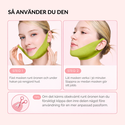 SkinLift™ – Intensiv Halsmask för Fastare Hud & V-Line Effekt