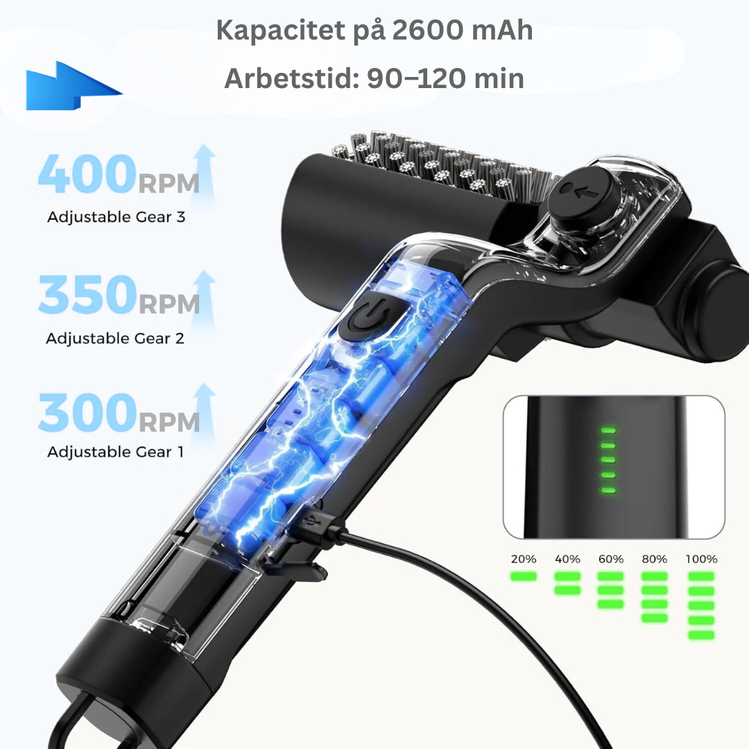 GrillRen™ | Elektrisk grillborste för snabb rengöring