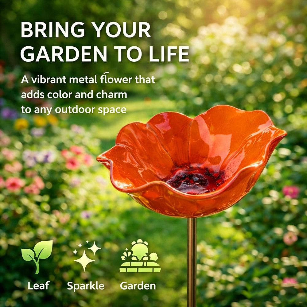BirdLuxe™ – Premium Fågelmatare med Handgjord Blomdesign