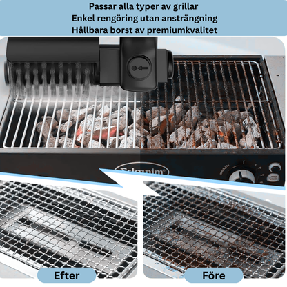 GrillRen™ | Elektrisk grillborste för snabb rengöring