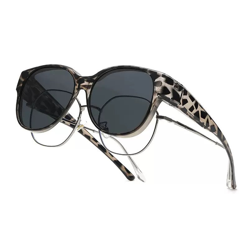 ShadeFit™ – Cat-Eye Solglasögon i Oversize med Polariserade Glas & UV400-Skydd