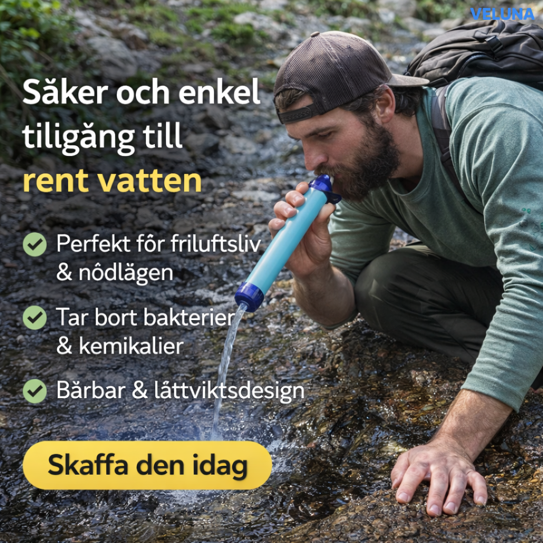 PureFlow™ Portabelt Vattenfilter - Drick rent vatten — var du än är