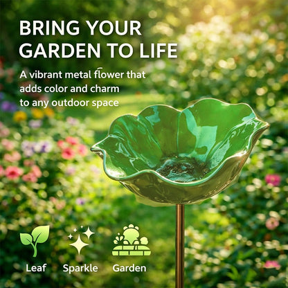 BirdLuxe™ – Premium Fågelmatare med Handgjord Blomdesign