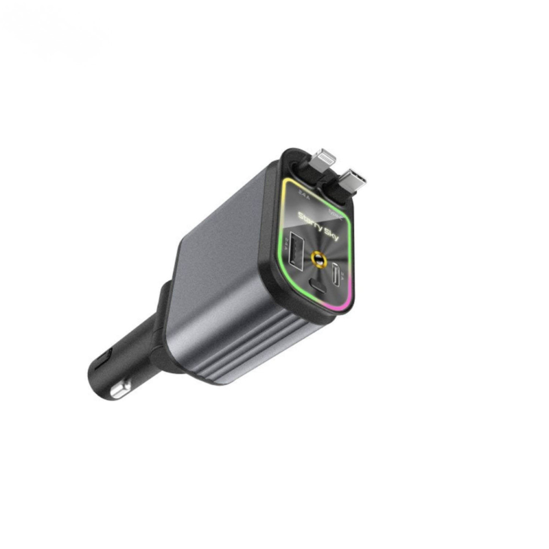 ChargeGlow™ – 66W Snabbladdare med Stjärnprojektor