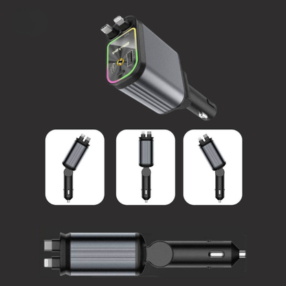 ChargeGlow™ – 66W Snabbladdare med Stjärnprojektor