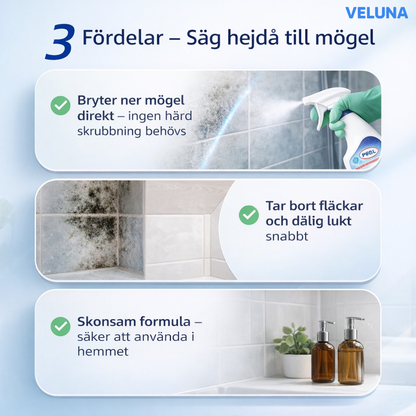 CleanGuard™ Mögelborttagare - Ta bort mögel snabbt — utan hårt skrubbande