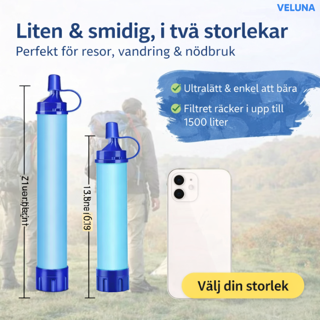 PureFlow™ Portabelt Vattenfilter - Drick rent vatten — var du än är