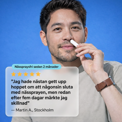 BreatheWell™ – Naturlig Lindring för Täppt Näsa