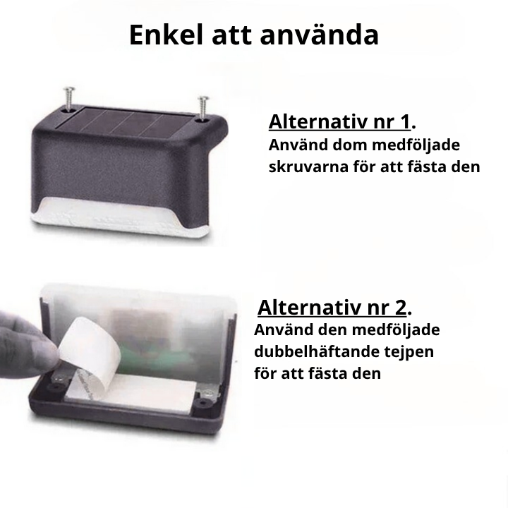 SolarAura™ – Automatisk Trädgårdsbelysning med Solceller