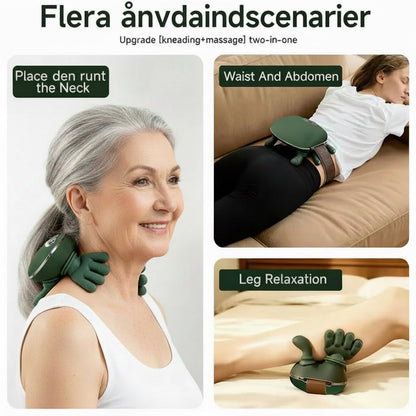 ZenKnead™ – 4D Nack- & Axelmassager med Värme