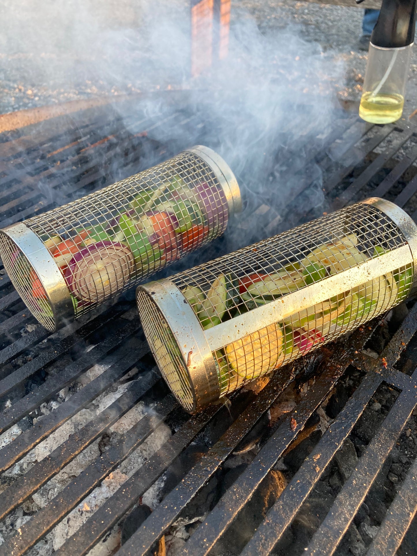 GrillMaster™ – BBQ-Korg för Perfekt Grillning utan Spill