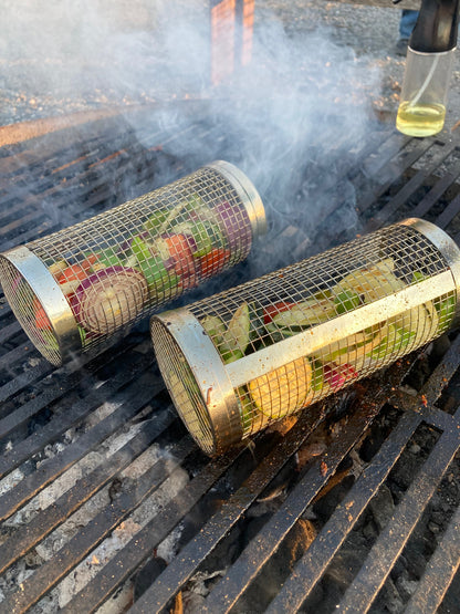 GrillMaster™ – BBQ-Korg för Perfekt Grillning utan Spill