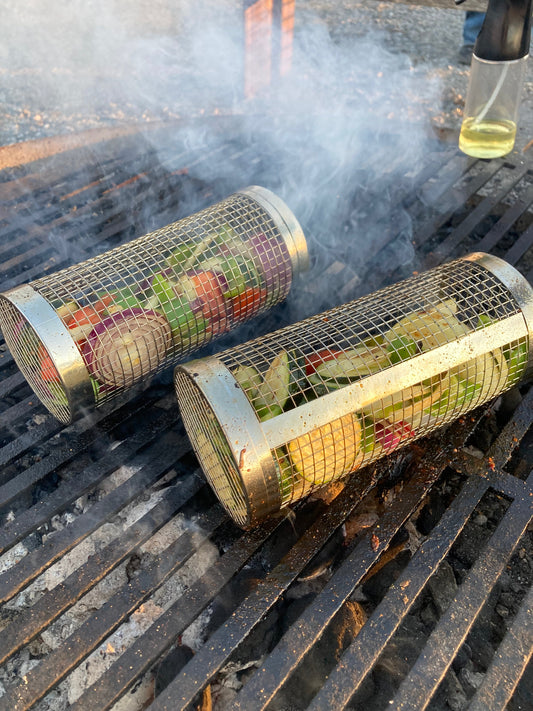 GrillMaster™ – BBQ-Korg för Perfekt Grillning utan Spill