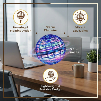 HoverBall™ – Magisk svävande boll med LED-ljus