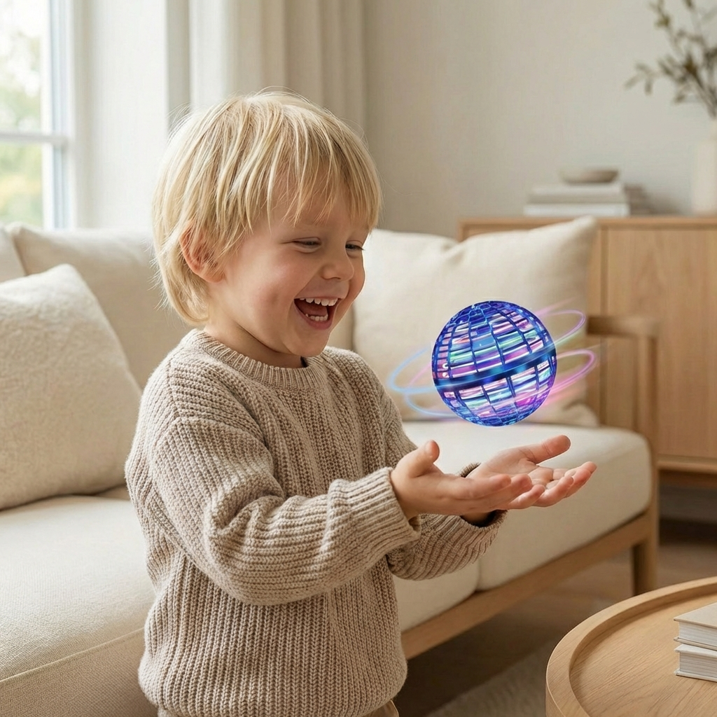 HoverBall™ – Magisk svävande boll med LED-ljus