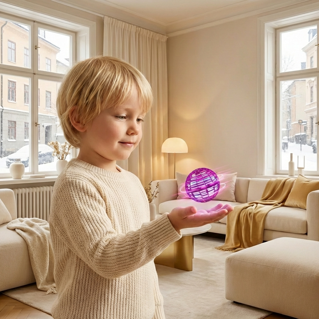 HoverBall™ – Magisk svävande boll med LED-ljus