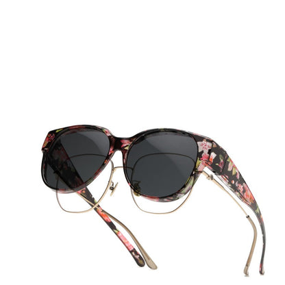 ShadeFit™ – Cat-Eye Solglasögon i Oversize med Polariserade Glas & UV400-Skydd