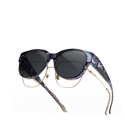 ShadeFit™ – Cat-Eye Solglasögon i Oversize med Polariserade Glas & UV400-Skydd